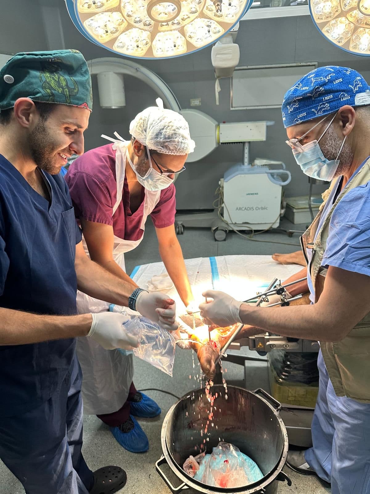Providing medical care