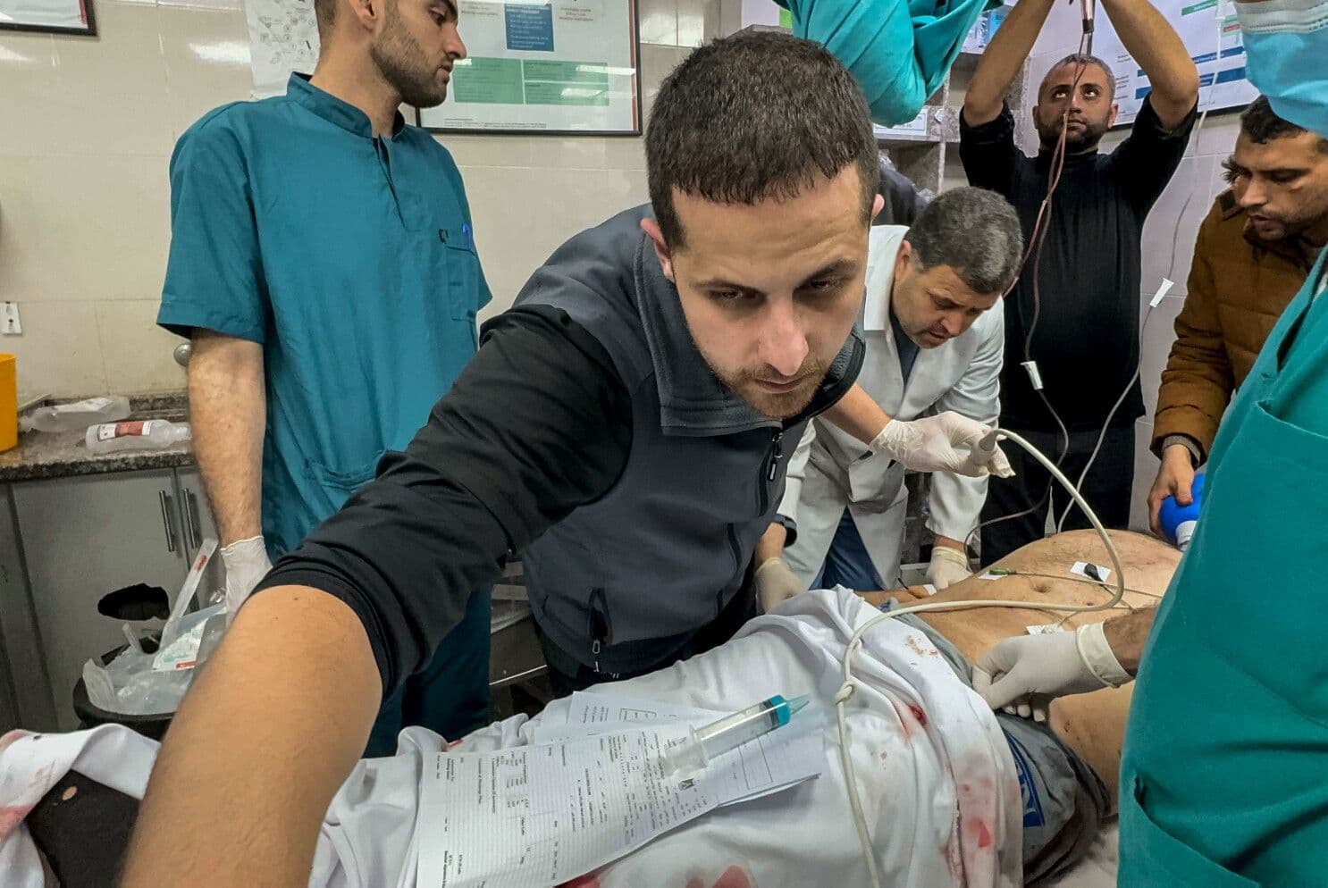 Medical team in the field