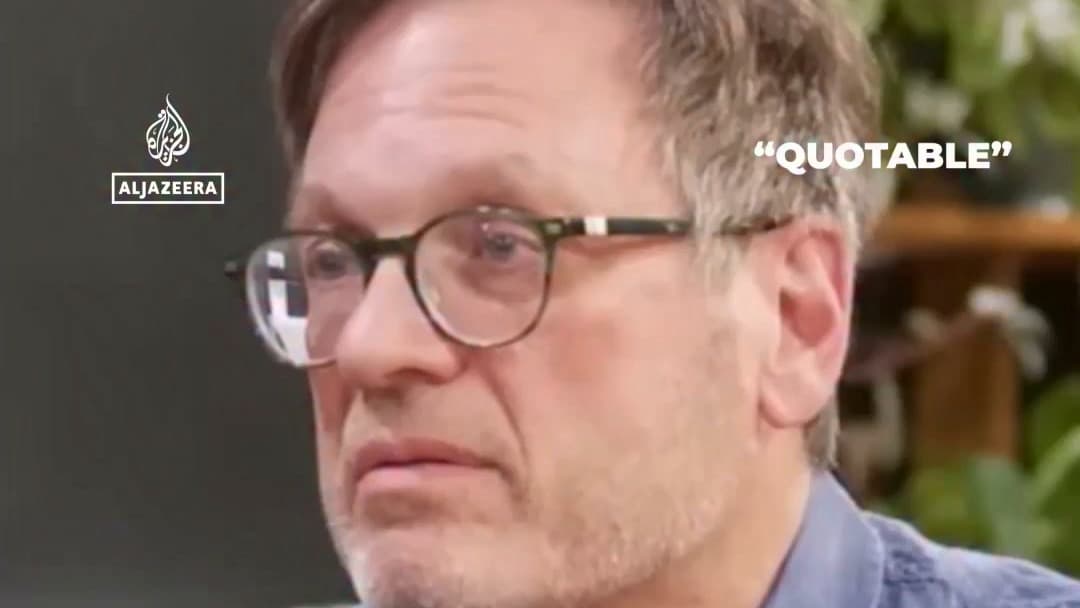 Dr. Mark Perlmutter speaking to Al Jazeera